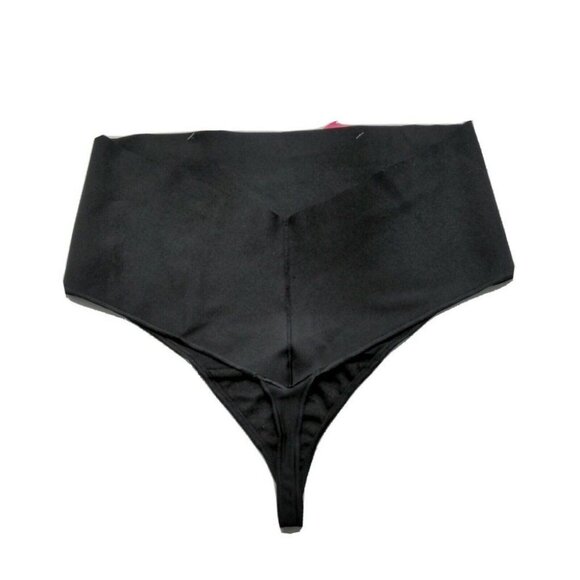 Maidenform Curvy Cooling Shaping Thong Firm Control Black Plus Size 3X NEW - Picture 5 of 9